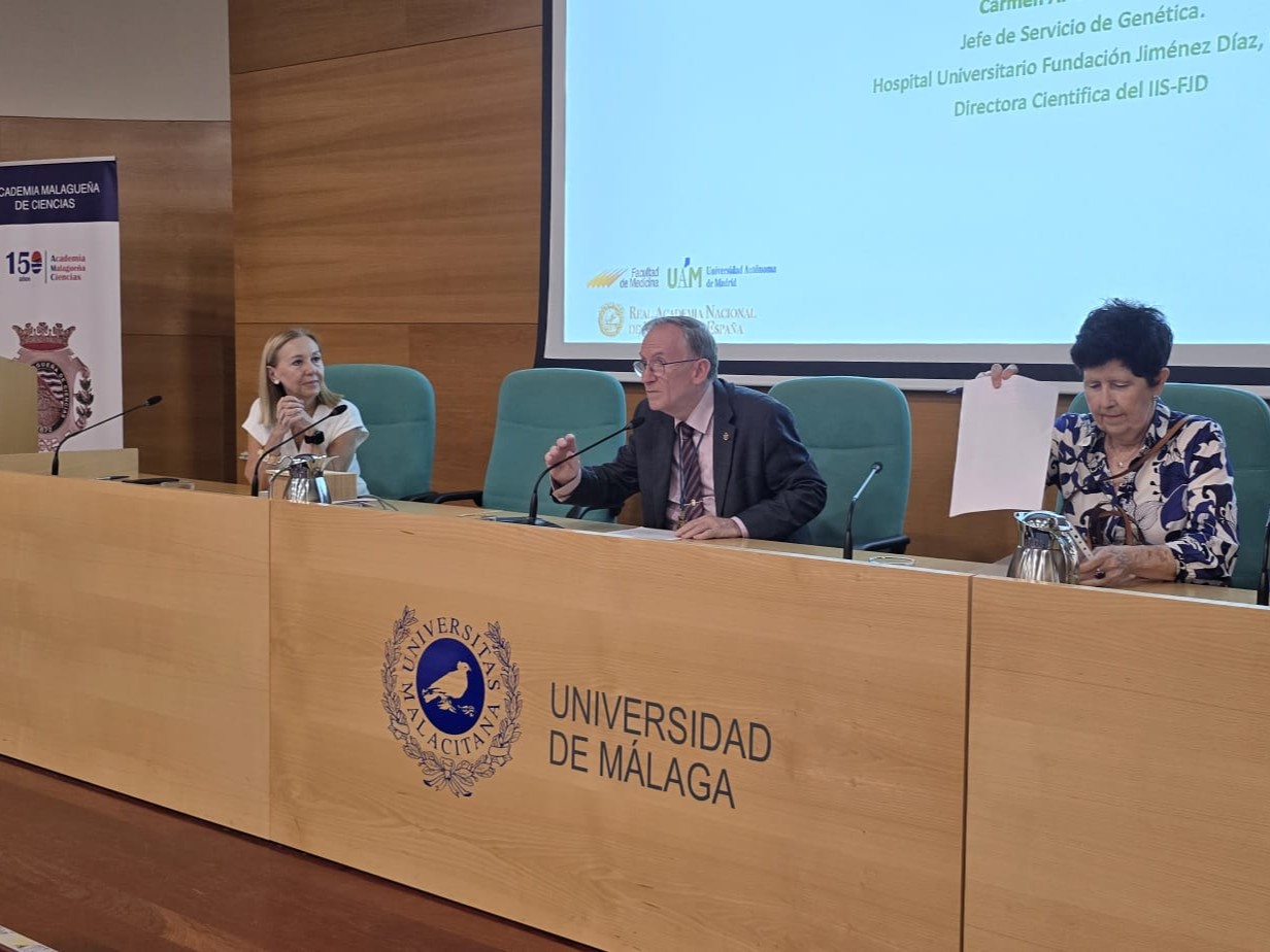 LA DRA. CARMEN AYUSO GARCÍA PRONUNCIA LA CONFERENCIA INAUGURAL DEL CURSO 2026/2027 DE LA ACADEMIA MALAGUEÑA DE CIENCIAS